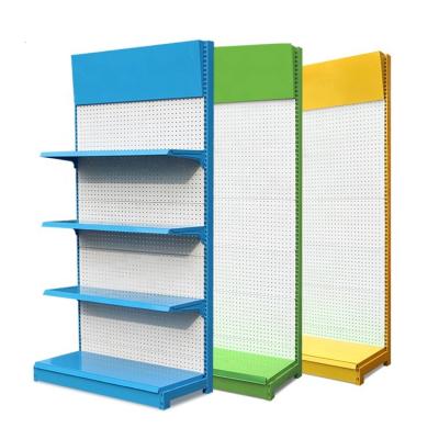 China Industrial metal pegboard machine tool shop display rack product with hooks slatwall display peg board for sale