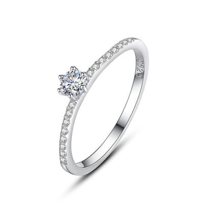 China CLASSIC S925 Sterling Silver Ring Women's Simple Korean Jewelry Diamond Micro Set Small Cool Closed Ring Vivid Explosion for sale