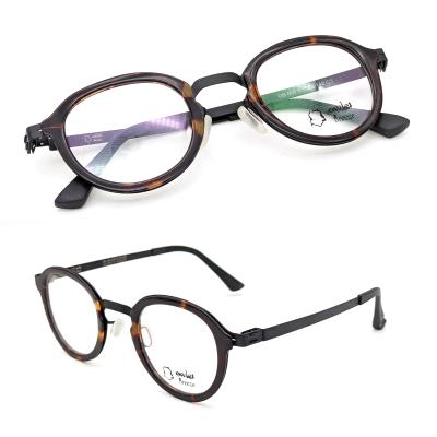 China Blue Blocking Glass Metal Frame Optical Glasses Frames TR90 Glass Stainless Steel Frames Optical Frame for sale