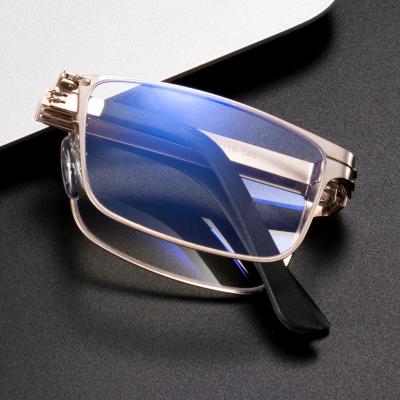 China Fashion Metal Optical Glasses Women Men Alloy Material Lightweight Glasses Frame For Support Prescription Lens Vintage Myopic Eye for sale