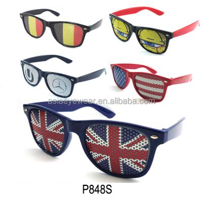 China European Style Monocle Frames New Fashion Sunglasses American Flag Sunglasses Popular Design Sunglasses for sale