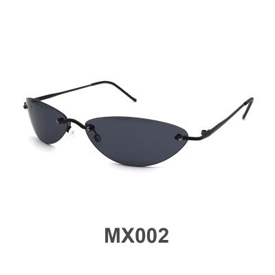 China Neo Matrix Sunglasses Fashion Glass Men Ellipse Classic Driver Smith Matrix Frame Less Fishing Sunglasses for sale