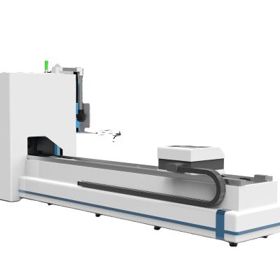 China Best tube laser cutter water cooled tube cutting laser for sale with pneumatic chuck for sale