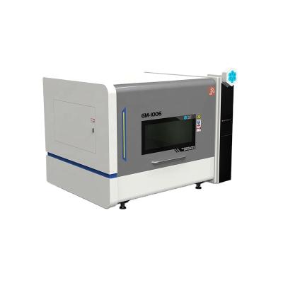 China Fiber Laser Cutting Machine Full-enclosed Steel Laser Engraving Cutting Machine 1000W for sale