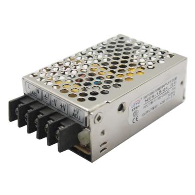 China Low Cost Hot Selling NES-15-24 15W 24V Switching Amplifier High Quality Single Output Power Supply for sale