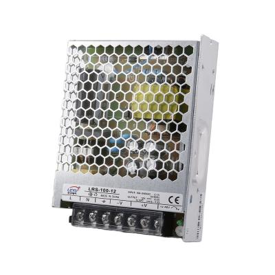 China LRS-100-12 100W 12V 8.5A Aluminum Case For LED Lighting 100w 24v Changeover Power Supply for sale