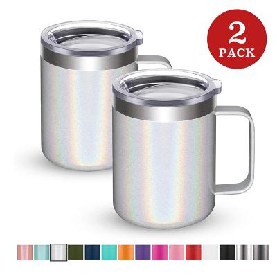 China Durable 10oz Stainless Steel Desktop Insulated Double Wall Stainless Steel Enamel Mug for sale