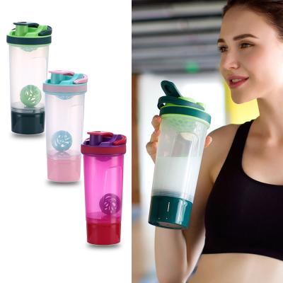 China Custom Logo Fitness Spice Free Plastic Bpa Sustainable Gym Protien Shaker Bottles for sale