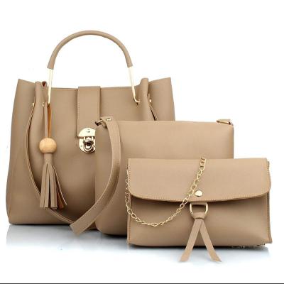 China Fashion Ladies Bags Combined Vintage Fashion Bag Women's PU Handbag for sale