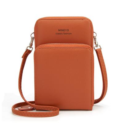 China 2020 Lady's New Mobile Phone Cross Body Wallet Bag Korean Fashion Card Bag for sale