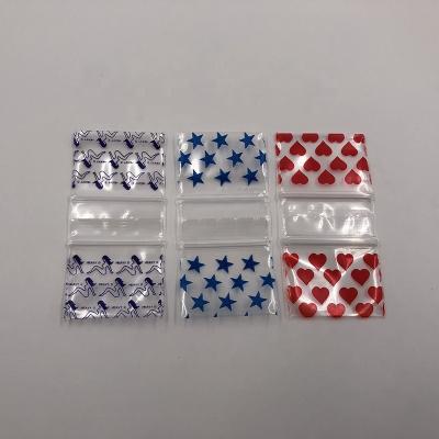 China Recyclable Resealable Convenient Plastic Anti-Static Custom Small Mini Ziplock Bag for sale