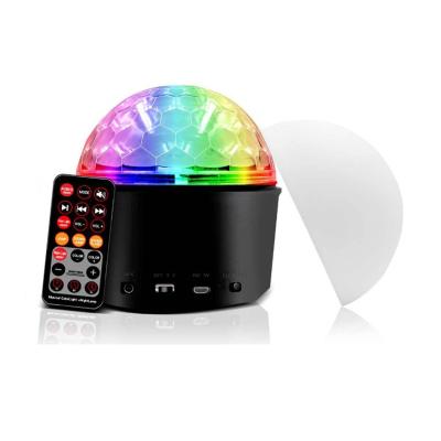 China USB/Bluetooth/night lights Audio 9 Color USB Led Crystal Magic Ball DJ Light for sale