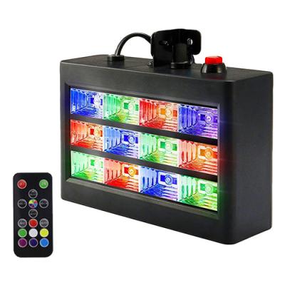 China Bar/party /event /club/dj ect. Mini RGB Led Strobe Lights DJ With 12 LEDs for sale