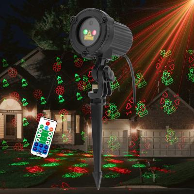 China Base For Indoor And Ground Stake For New Outdoor Glitter Elf Laser Projection Christmas Lights With Low Ground Stake for sale