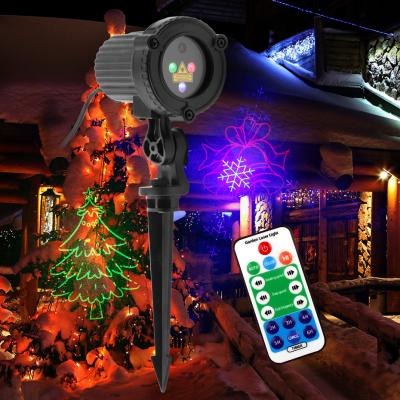 China Christmas Patterns STRANGER 8 Christmas Patterns RGB Laser Lights Projection For Home Decor for sale