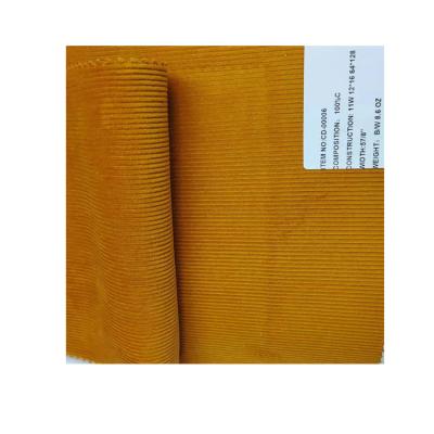 China Breathable Most Popular 8.6OZ 100% Cotton Spandex Corduroy Fabric for sale