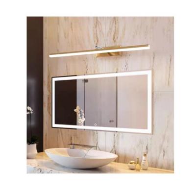 China Modern Fashionable Long Strip Lamp , Led Wall Mirror Bathroom With Sucker for sale