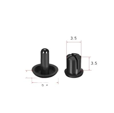 China Nylon Magnetic Snap Rivets Plastic Rivets Removable Male Female Solid Plastic Snap Rivets Snap Latches for sale