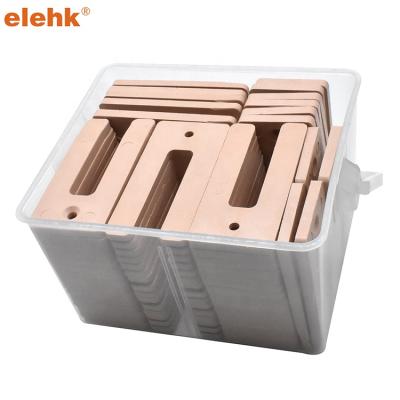 China Modern 120Mm Mm Window Packers Assorted Slot Packers 5Mm Small Square Horseshoe Slotted Nylon Clear Box 64Mm 32Mm for sale