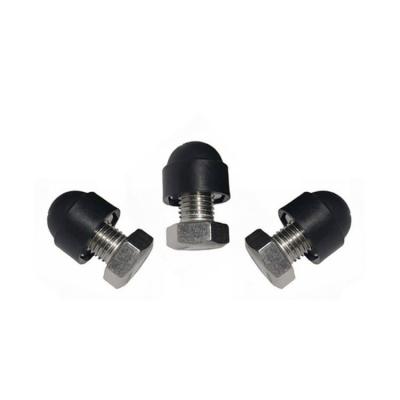 China Heavy Industry Cap For M6 Bolt Nut Cover High Quality Nut_ Covers Nuts Hex Anti Theft Hex Socket And Plastic Bolts Head for sale