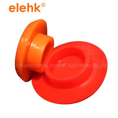 China Plastic Nylon Round Shaped Packing Screw Cover Nut Cover Bolt-Nut Cover Red Color for sale