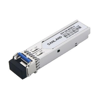 China Hot Sale High Performance Sanland 1.25G SFP Optical Module SFP-GE-BX20-U for sale