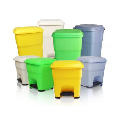 China Wheeled Sustainable Multifunction Plastic Recycle Waste Bin Bin for sale