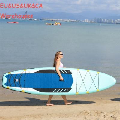 China Water Sports Products Warehouses Drop Inflatable Paddle Board Stand Up Paddle Board 12' 6 Inflatable Paddle Board for sale