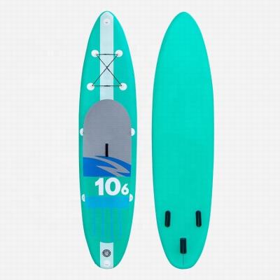 China Hot Selling Water Sports Products Custom Logo Unisex Kiteboards Surfing Racing Paddle Board Inflatable SUP Paddle Board for sale