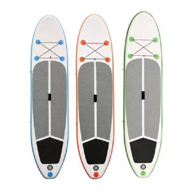 China Water Sports Products OEM Surfing Stand Up Inflatable Yoga Paddle Board 10' 4 Paddle Board For Yoga Water Sport for sale