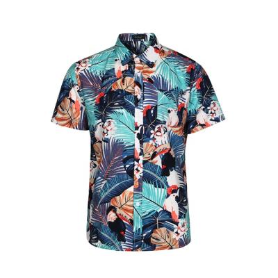 China OEM Breathable Clothing Wholesale Square Collar Cotton Men Beach Casual Shirt for sale