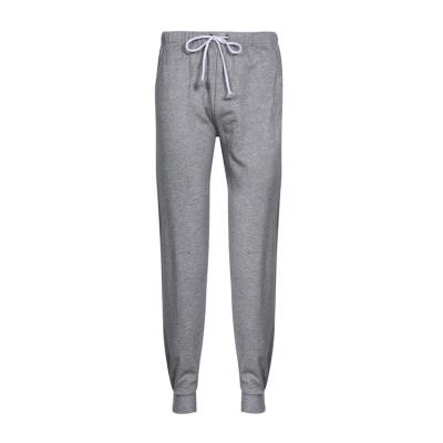 China Custom Made 100% Cotton Drawstring Gray Mens Jogging Pants Men's Sweatpants Viable For Sportswear for sale