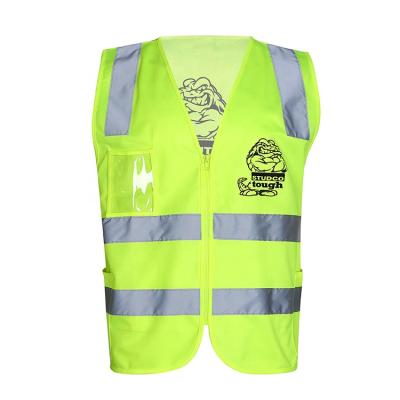 China Unisex Water Proof Custom Printed Polyester Quick Dry Fluorescent Green Mens American Workwear for sale