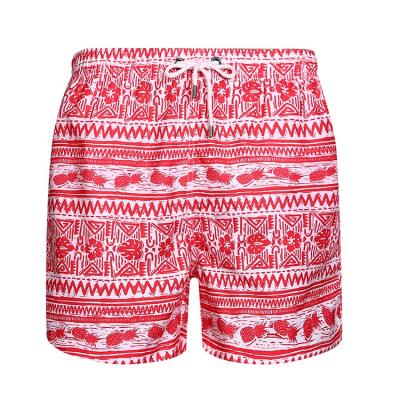 China 100% Polyester Breathable Floral Print Panties Beach Shorts Men Swimwear for sale