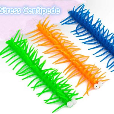 China Soft Toy Sensory Squishy Toy Millipede for Kids Fun and Stretchy Insect Helps Relieve Stress and Worry for sale