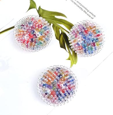 China Toy Spiky Bead Stress Relief Soft Stir Toys Sensory Ball for sale