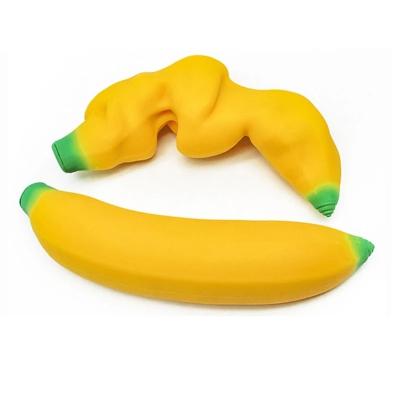 China Soft Toy Anti Stress Pressure Ball Relaxation Banana Squeeze Balls for sale