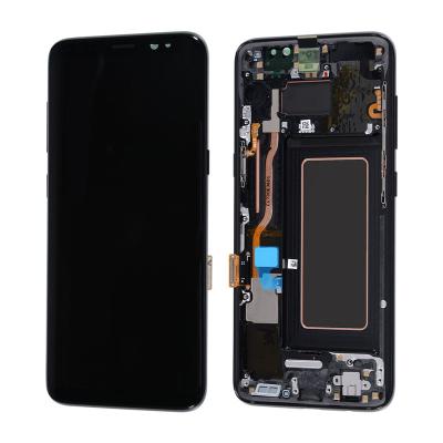 China with frame for samsung galaxy s7 edge s7 edge lcd quality factory price spare parts assembly display 2020 100% tested AMOLED S7 for sale