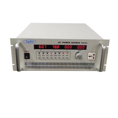 China 3KVA Variable Frequency Single Phase Programmable AC Power Source Supply for ATE Testing for sale