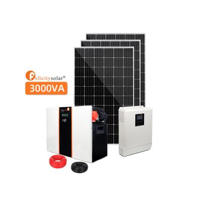 China Hot Selling Wifi APP Management Bliss 3.5kw 5kw 10kw For Home Household PV Solar System Power In Solar Energy Systems for sale