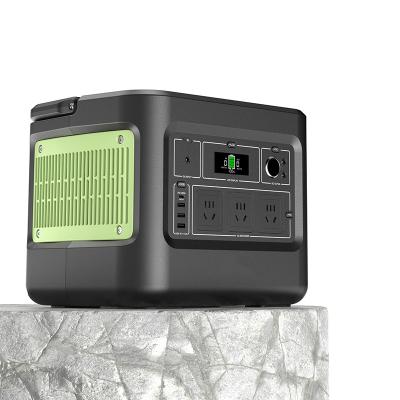 China Type C Solar Generator 500w 1000w 2000w  Lithium Battery Solar Portable charging Power Station for sale