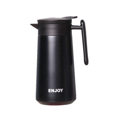 China PORTABLE Household Office 800ml Vacuum Thermos Pot Coffee Insulated Carafe Hot Water Kettle Thermos Flask Bottles for sale