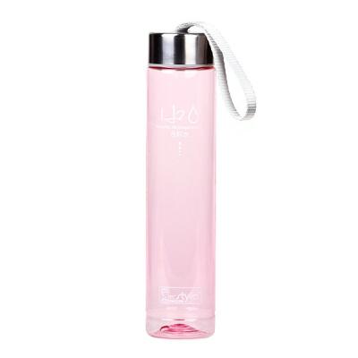 China Fashion 280ml Sustainable Plastic BPA Free Water Bottle Transparent Portable Outdoor Drink Bottles for sale