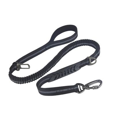 China China Stocked High Quality Hand Made Bungee Free Elastin Dog Leash for sale