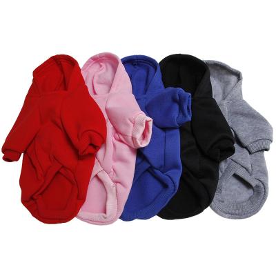 China Cheapest Basic Viable Dog Hoodies Single Color Selection Price Pet Sweater With Hood White Cotton Puppy Hoodie Dog Hoodie Volume for sale