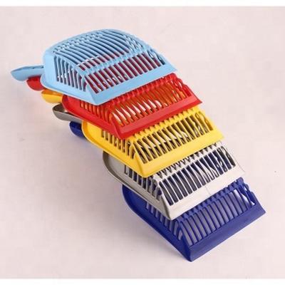 China High Quality Cheap Waste Stocked Stored Cat Sand Plastic Scoop Cat Cleaning Prices For Pets Cat Shovel for sale