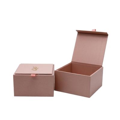 China Eco-Friendly Biodegradable Custom Paper Product Small Drawer Rose Materials Logo Recycled Packaging Boxes Rose Gold Packaging Boxes for sale