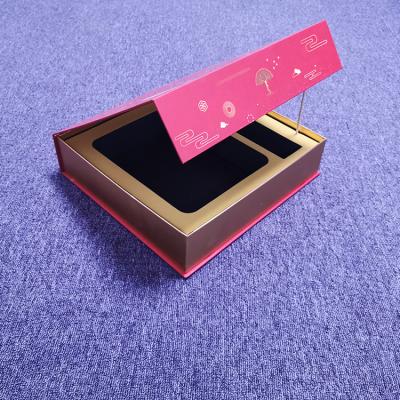 China Custom Recycled Materials In Stock 10pcs Small Keepsake Skin Care Products Packaging Box Magnet Flip Lid Folding Gift Box for sale