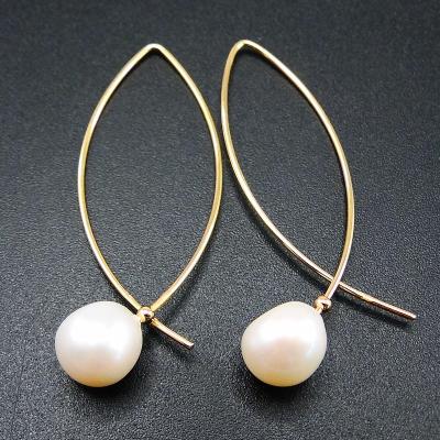 China 925 Sterling Silver Wholesale Women Jewelry High Quality Simple Style Freshwater Pearl Stud Earrings 925 Pearl Stud Earrings for sale