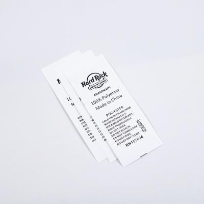 China Eco-friendly printed factory care label custom latest sustainable supply design for apparel and garment for sale